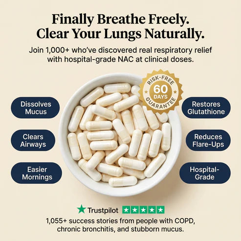 NAC N-Acetyl-L-Cysteine for Daily Antioxidant Support (30 Capsules)